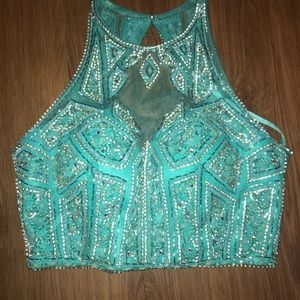 Two Piece Prom Dress